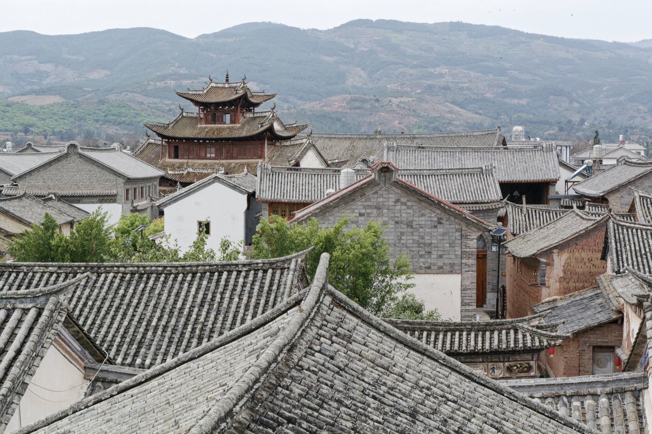 Vestiges de la route du thé et des chevaux Donglianhua Yunnan Chine