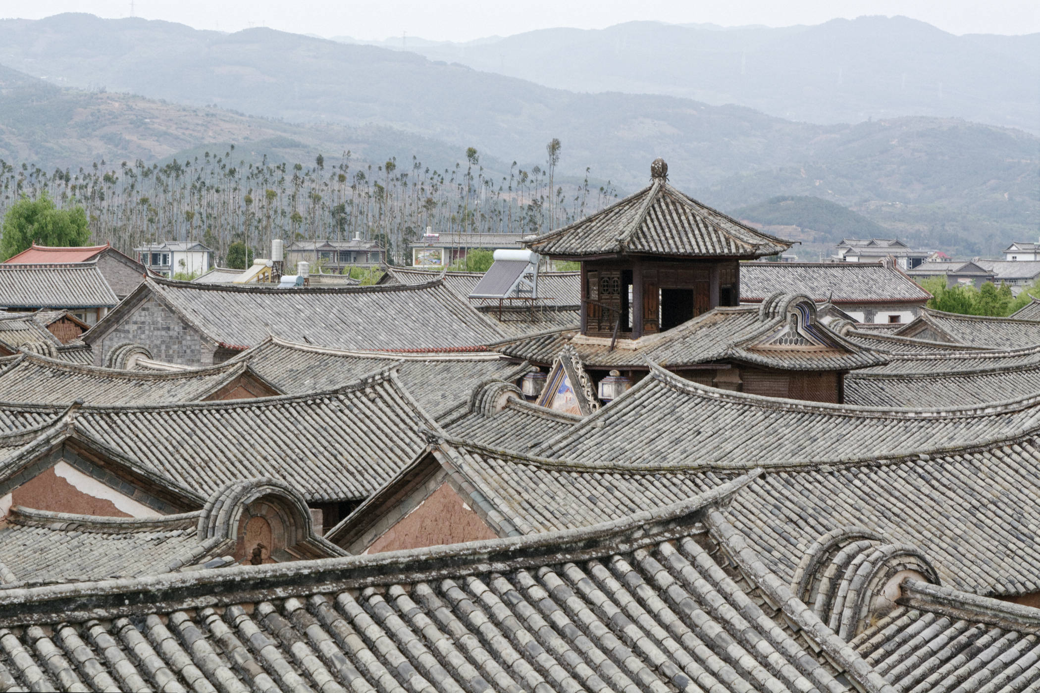 Vestiges de la route du thé et des chevaux Donglianhua Yunnan Chine