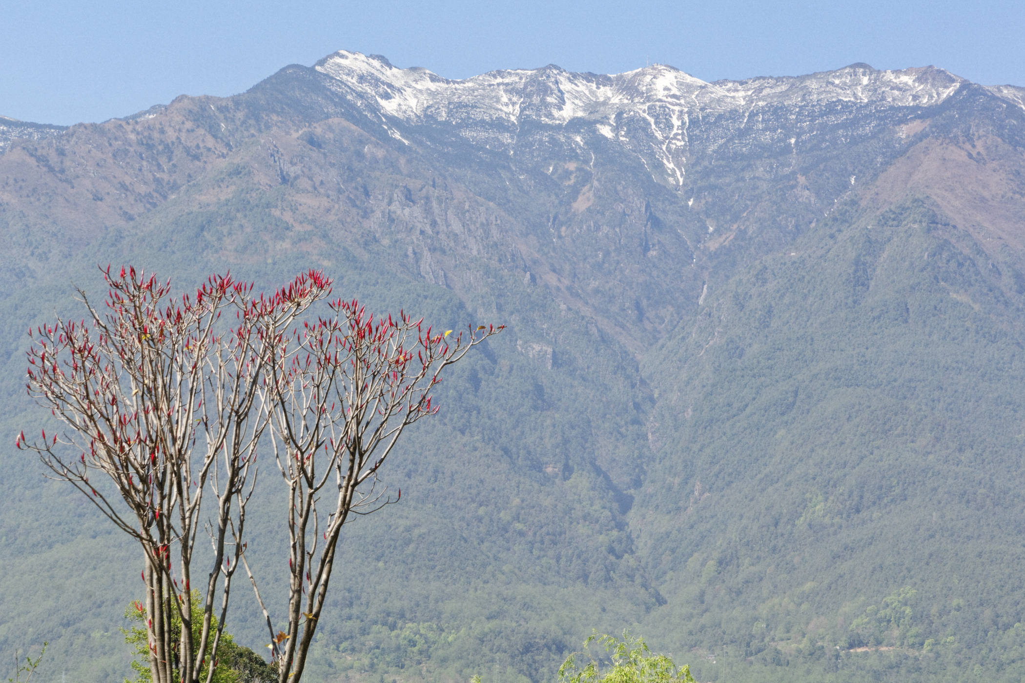 Cangshan montagnes Dali Yunnan