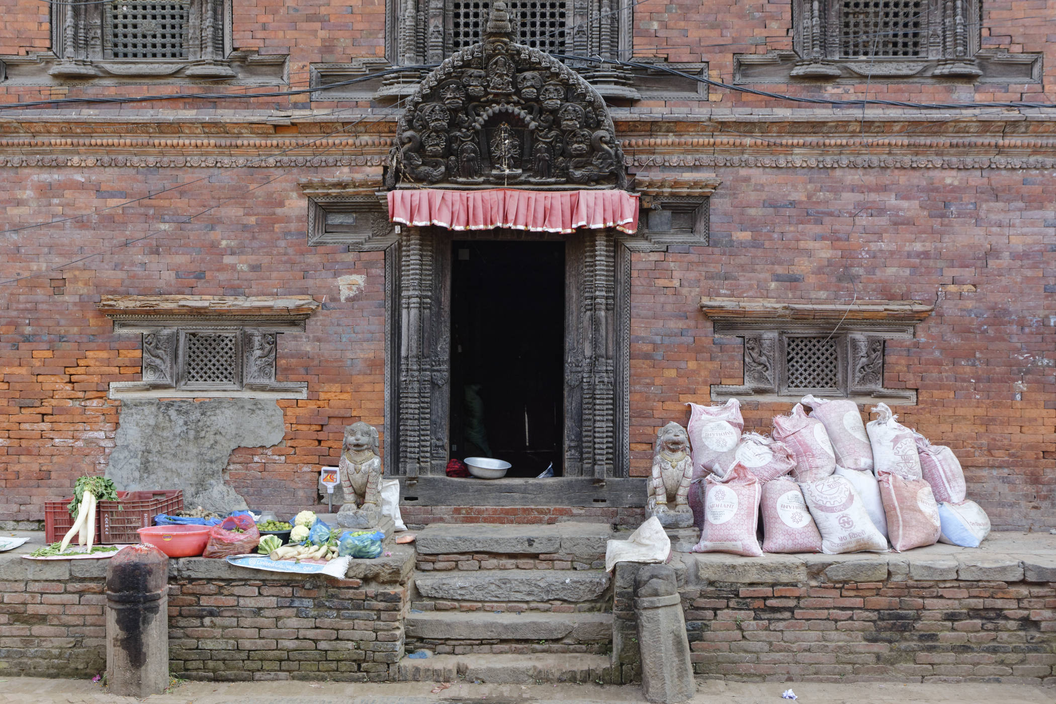 Entrée de temple Bhaktapur