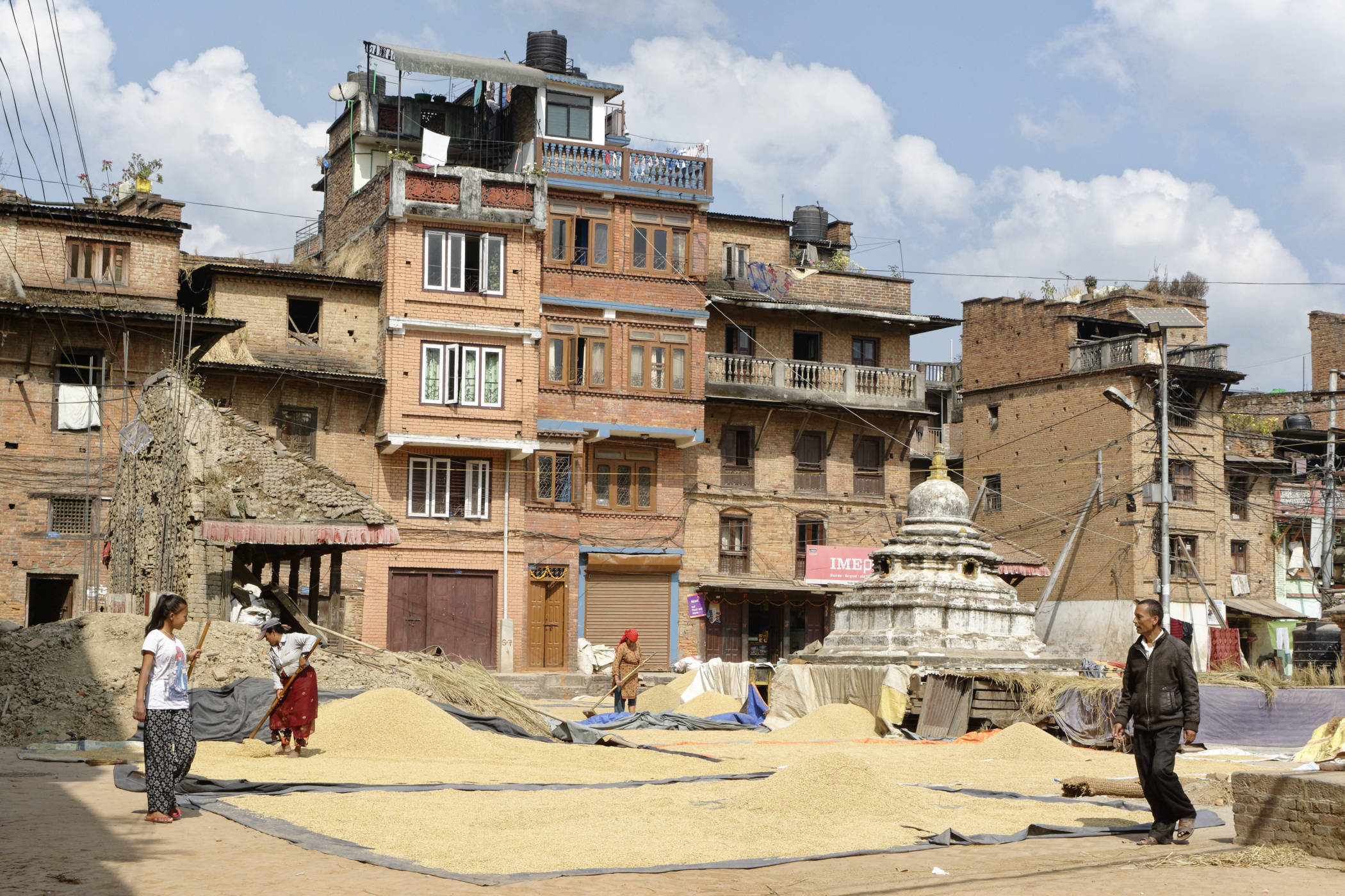 Saison des moissons Bhaktapur