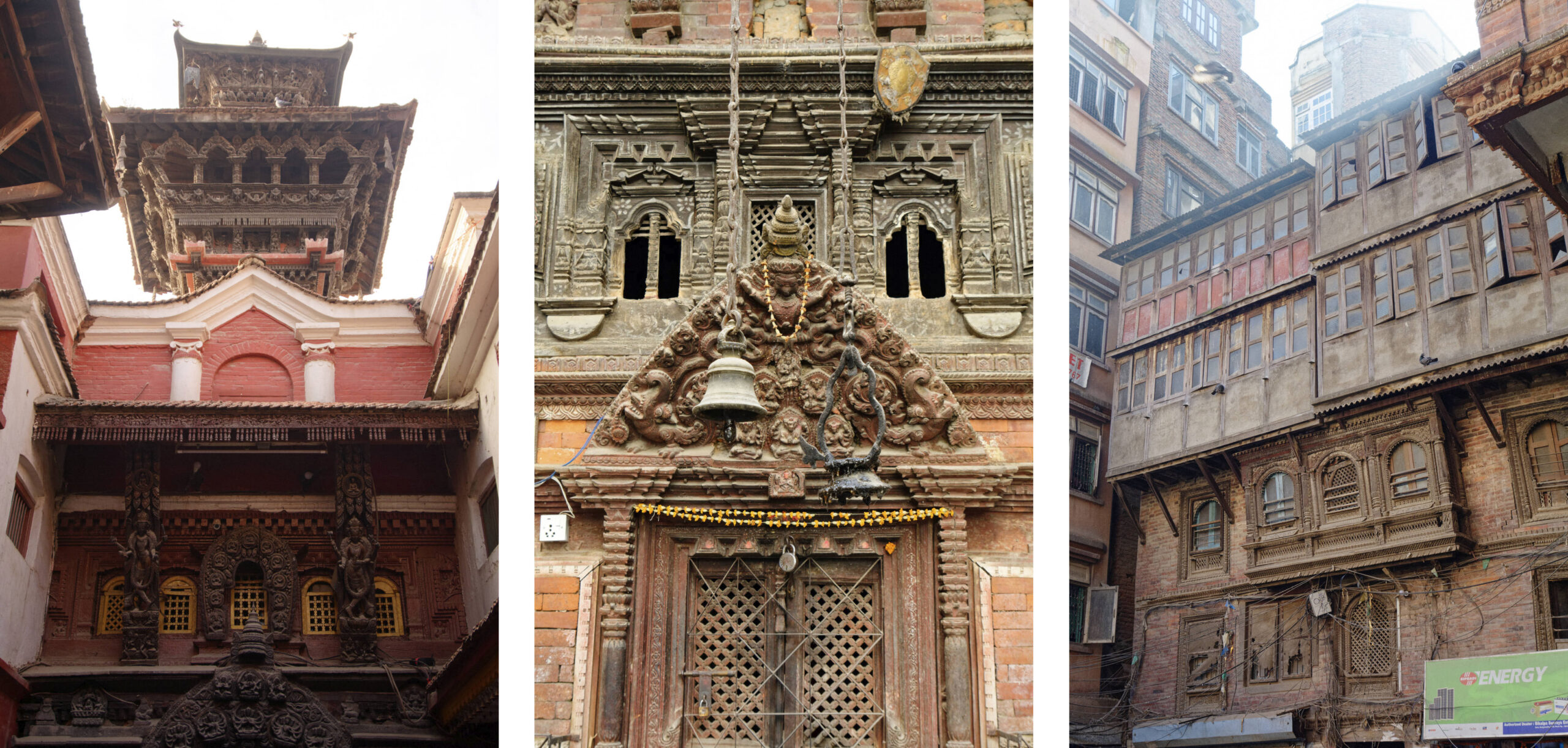 Architecture traditionnelle newarie Katmandou