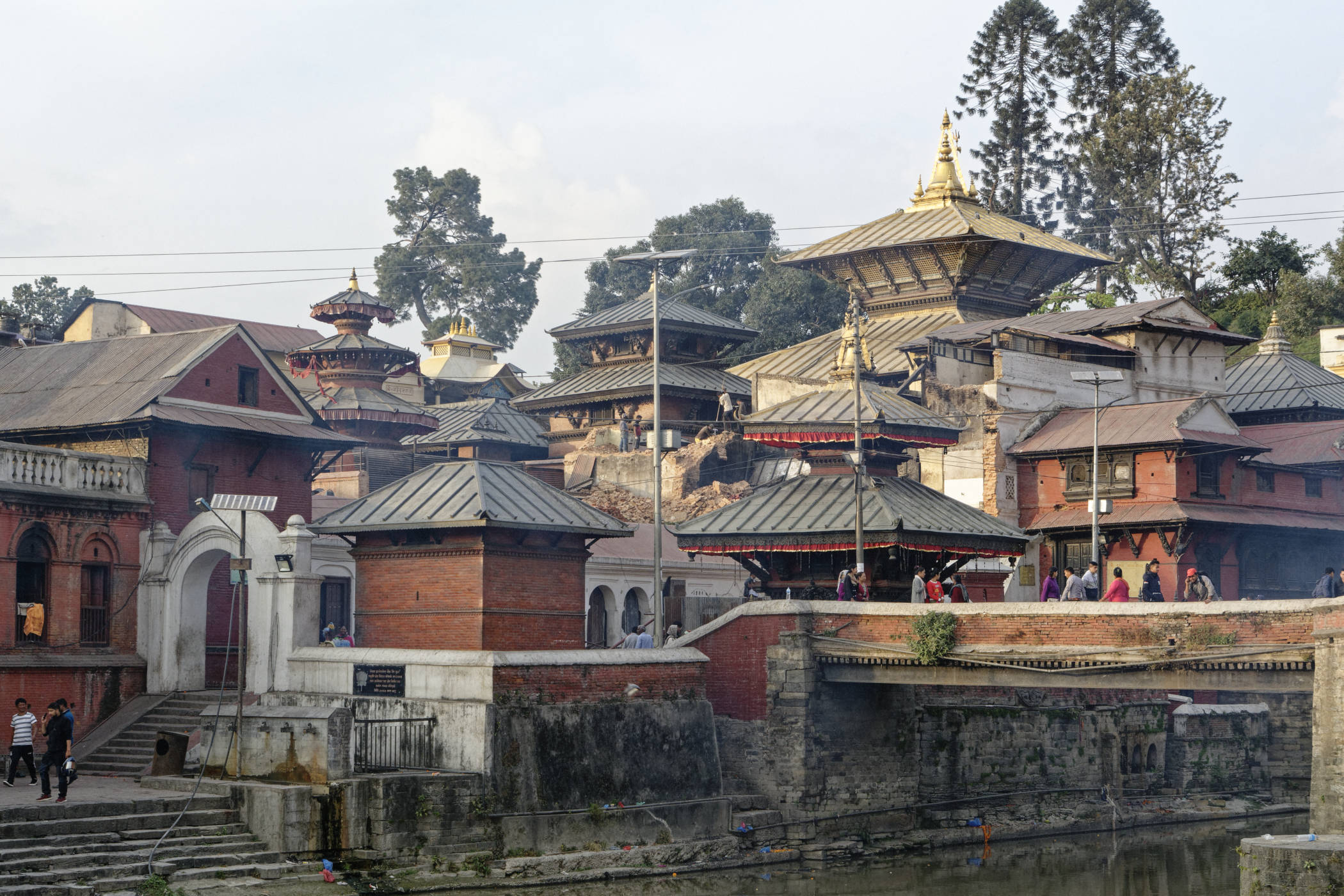 Site religieux de Pashupatinath à Katmandou