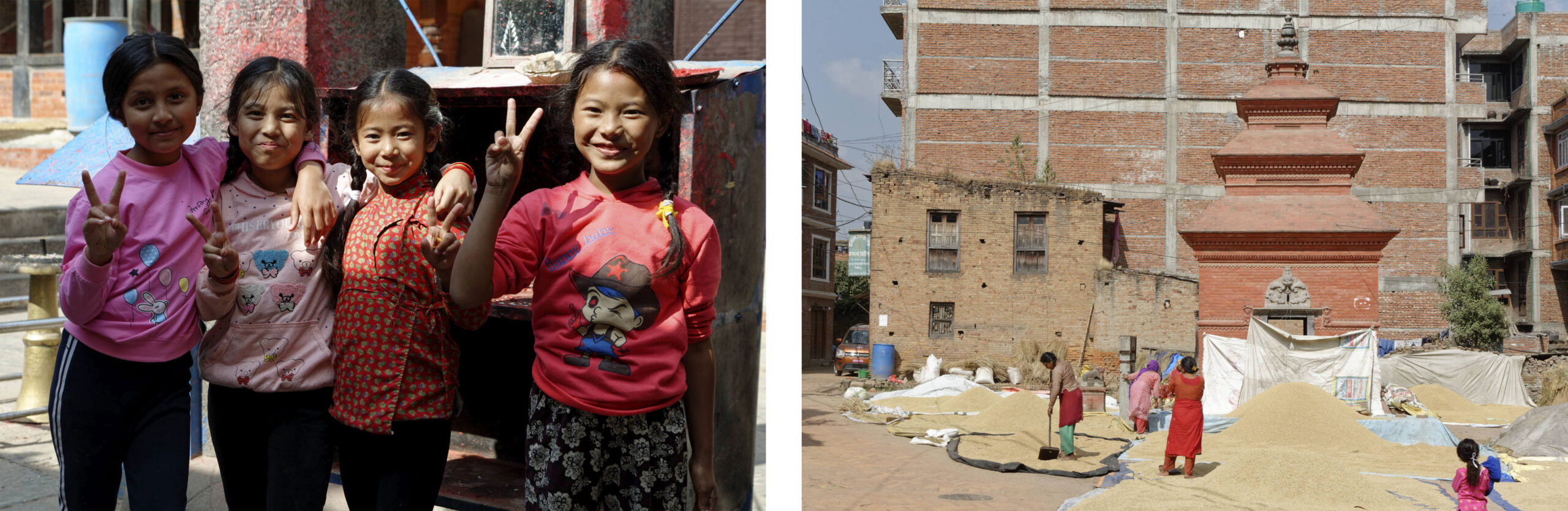 Femmes et enfants Bhaktapur