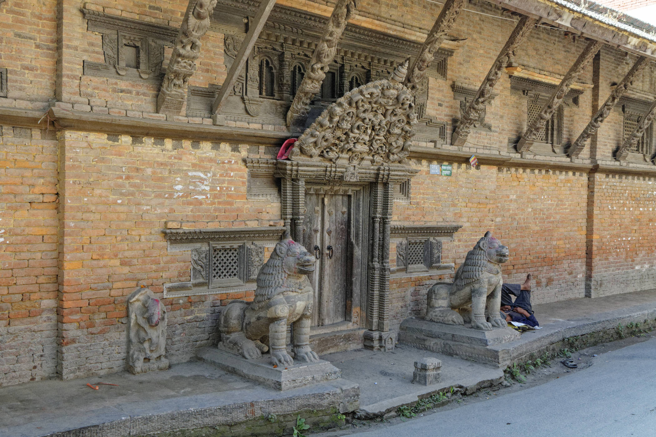 Architecture traditionnelle newarie Katmandou