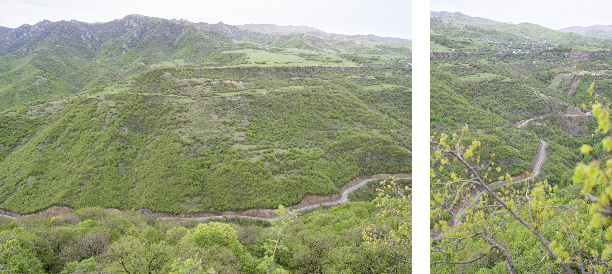 Vue sur les gorges de la région de Lori