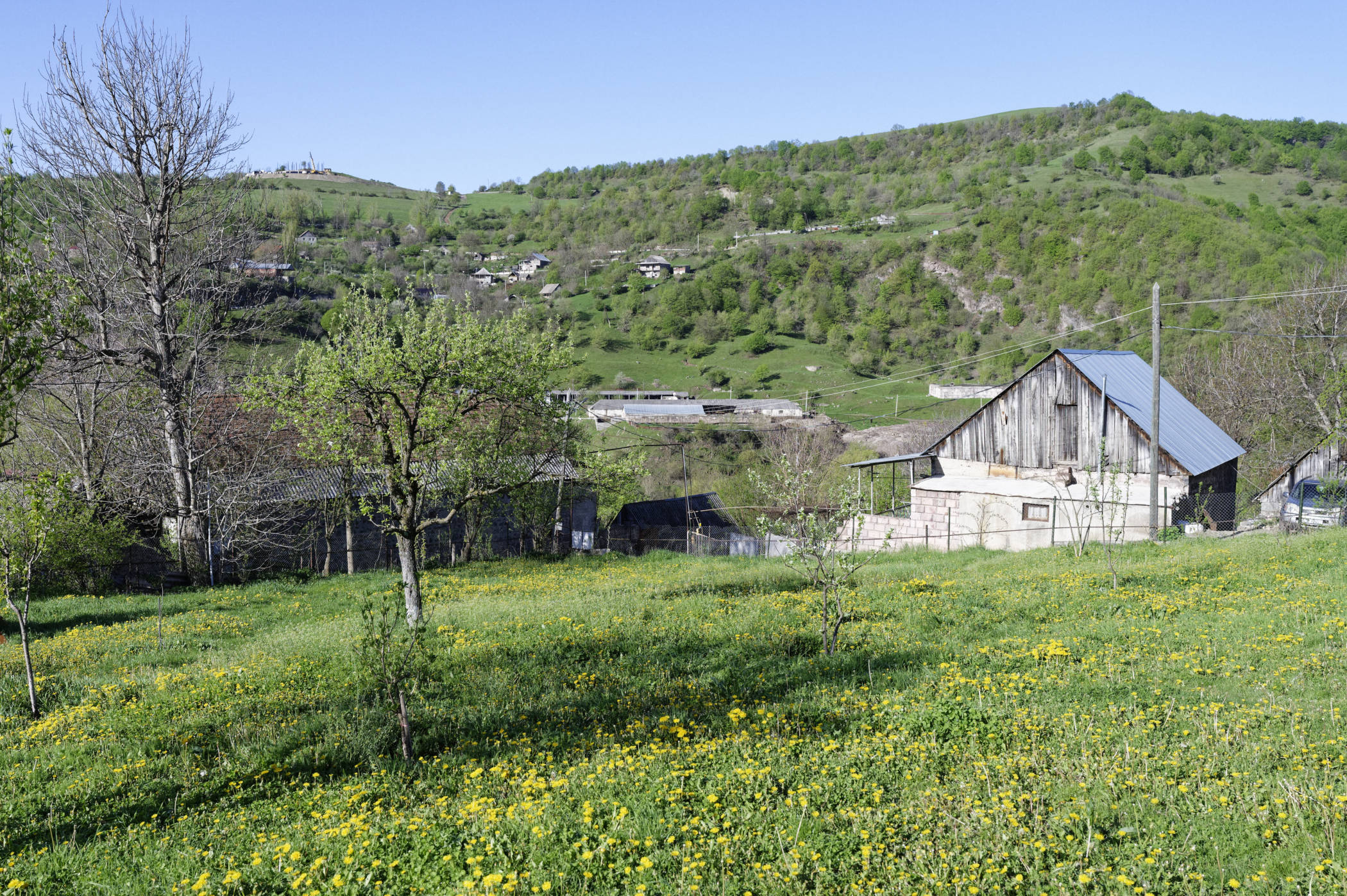 Vue depuis la Chamich Guesthouse Lori
