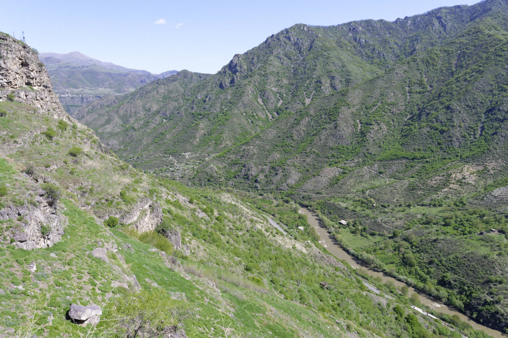 Vue sur les gorges de la Debed en Arménie