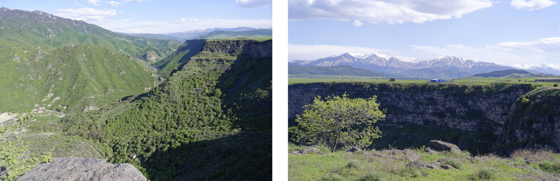 Vue sur la gorge de la Debed dans la région de Lori