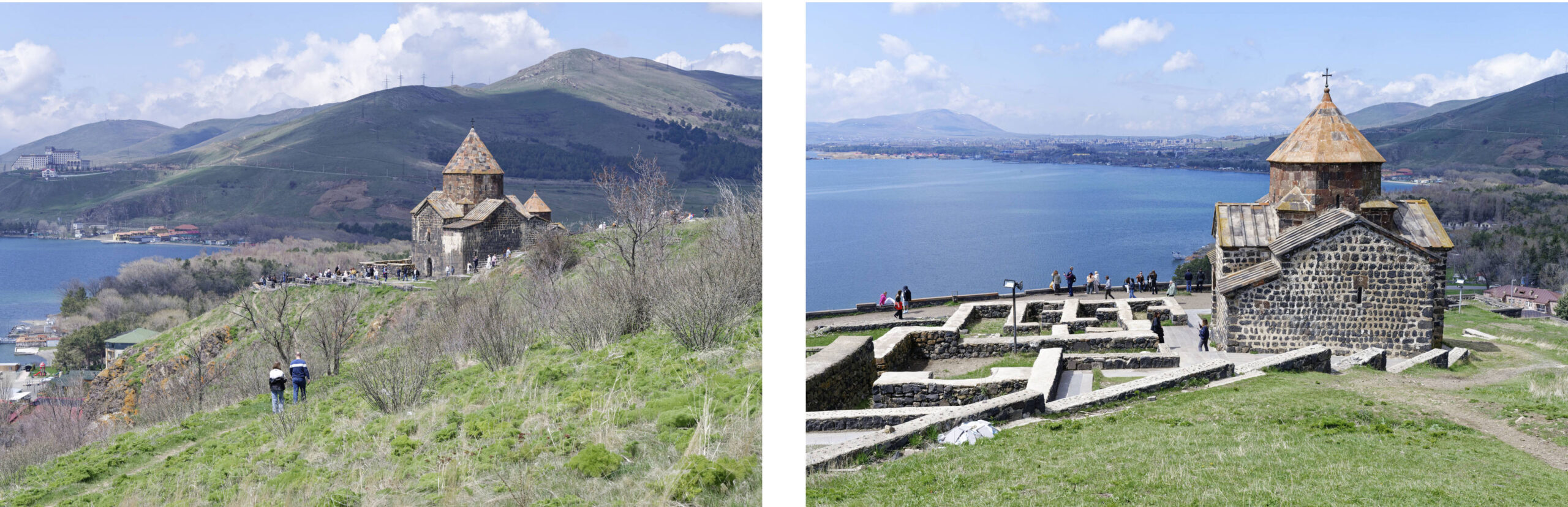 Églises sur la péninsule de Sevanavank
